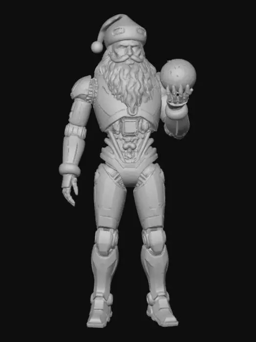 3D model for Robo-Claus, #Christmas2025#