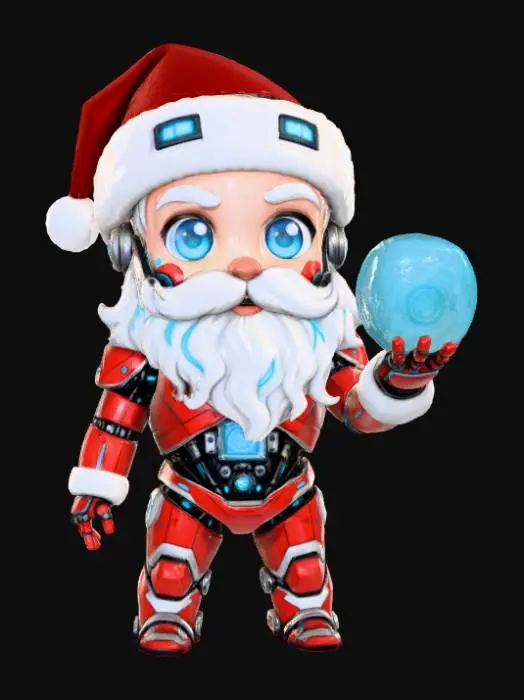 3D model for Chibi Robo Claus, #Christmas2025#