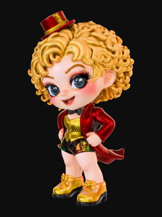 3D model for Chibi Columbia, #Christmas2025#