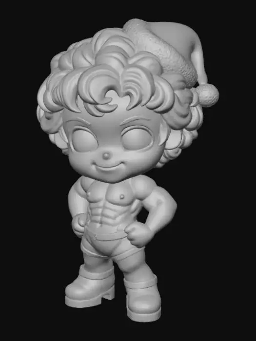 3D model for Festive Rocky, #Christmas2025#