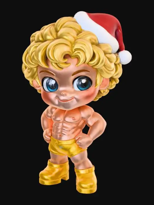 3D model for Festive Rocky, #Christmas2025#