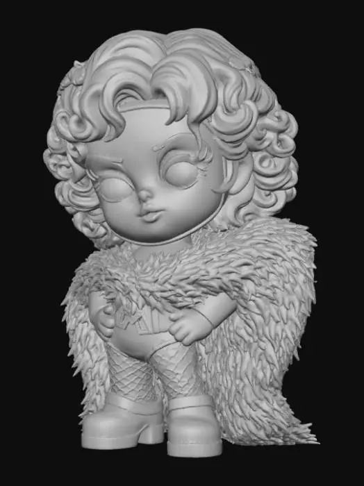 3D model for Chibi Janet Weiss Alt, #Christmas2025#