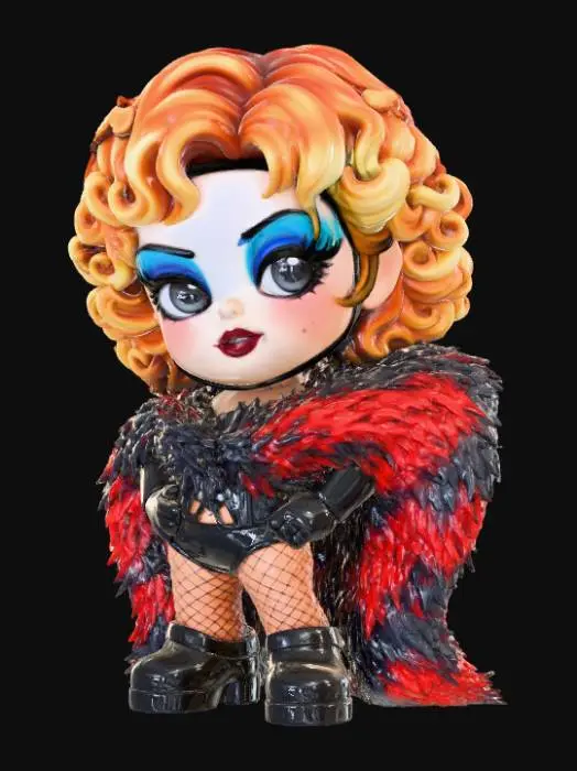 3D model for Chibi Janet Weiss Alt, #Christmas2025#