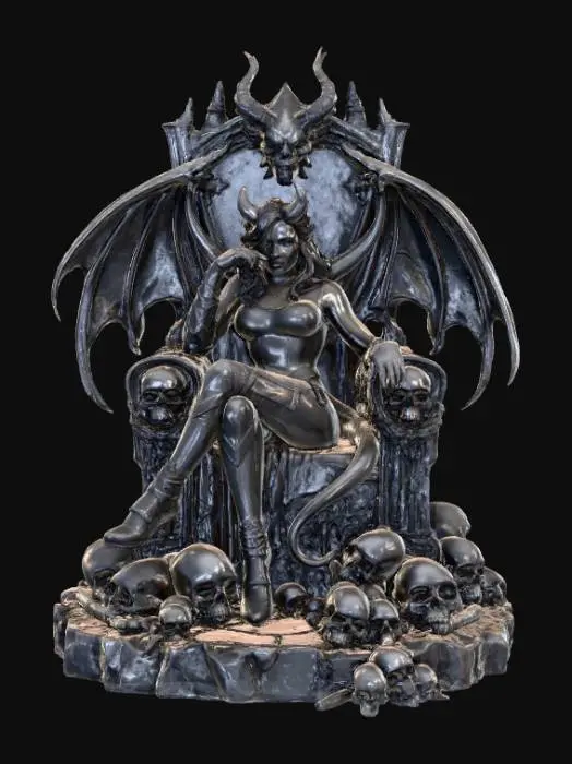 3D model for Demonic Throne