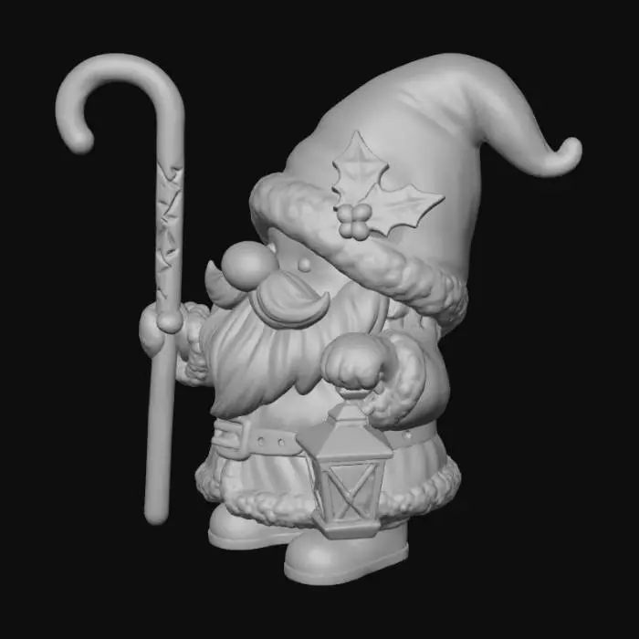 3D model for Christmas Guardian Gnome, #Christmas2025#