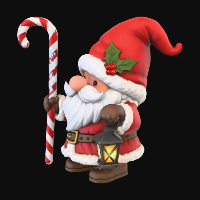 3D model for Christmas Guardian Gnome, #Christmas2025#