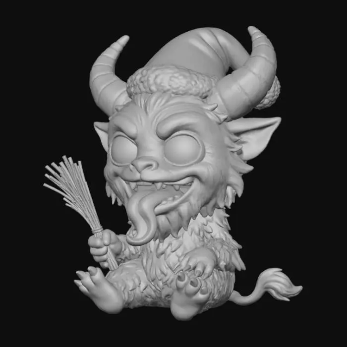 3D model for Chibi Krampus, #Christmas2025#