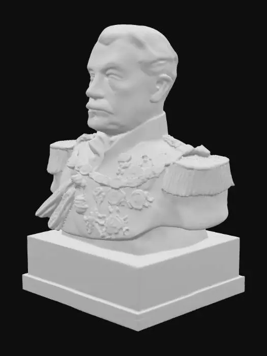 3D model for Bust of a Decorated Military Leader