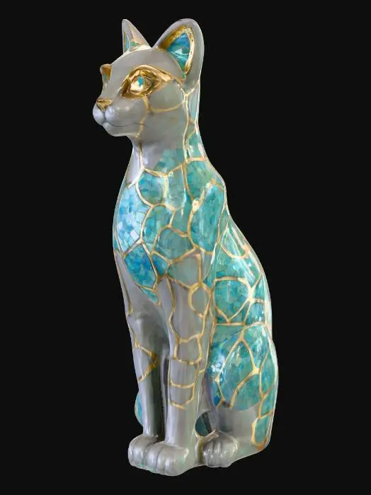 3D model for Mystic Mosaic Cat