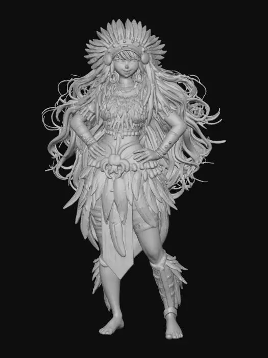 3D model for Warrior's Spirit