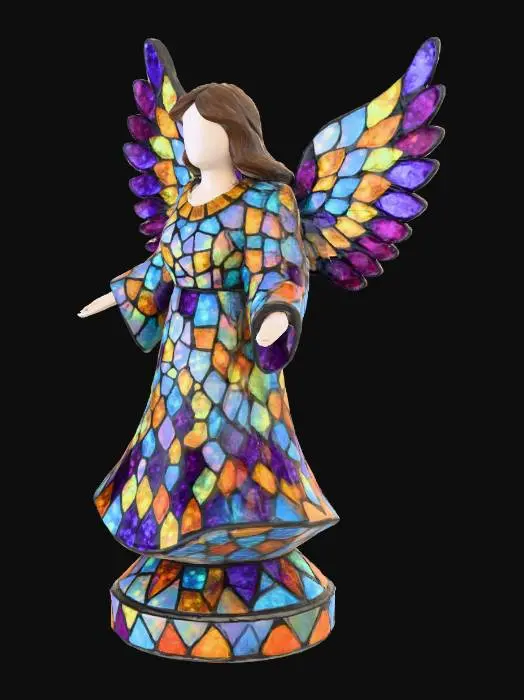 3D model for Stained Glass Serenity