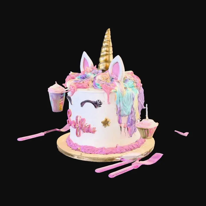 3D model for Unicorn Birthday Celebration