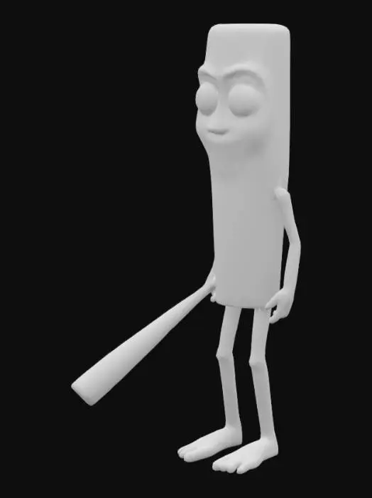 3D model for tung tung tung sahur