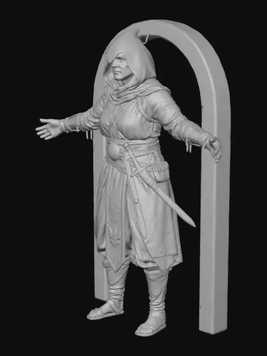 3D model for Guardian of the Verdant Temple