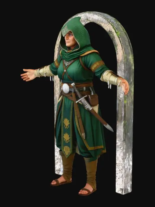 3D model for Guardian of the Verdant Temple