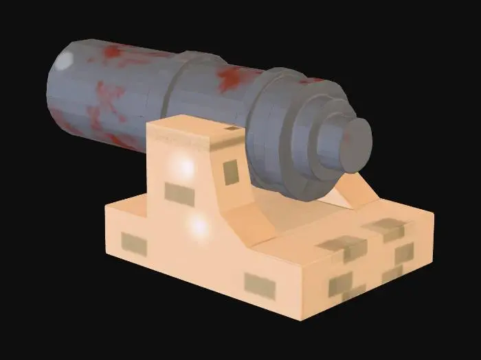3D model for Pixel Cannon