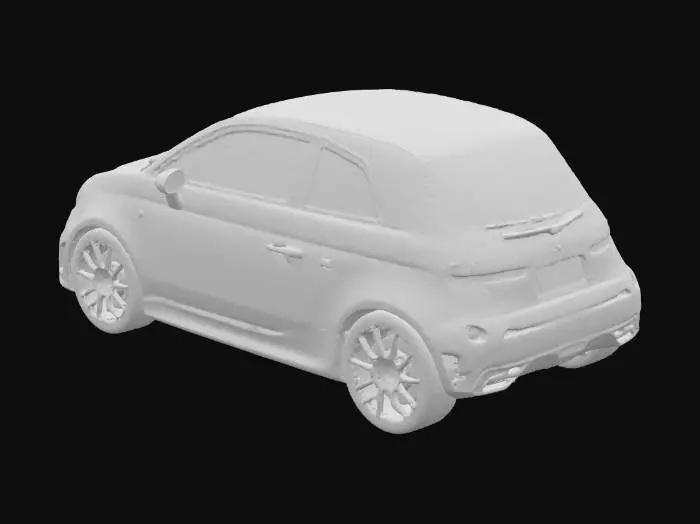 3D model for Yellow Abarth Sky
