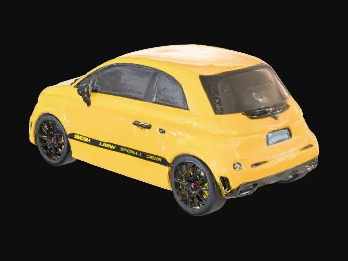 3D model for Yellow Abarth Sky
