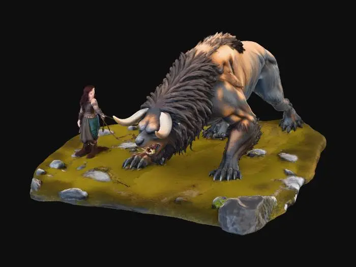 3D model for Beast on a leash.jpg
