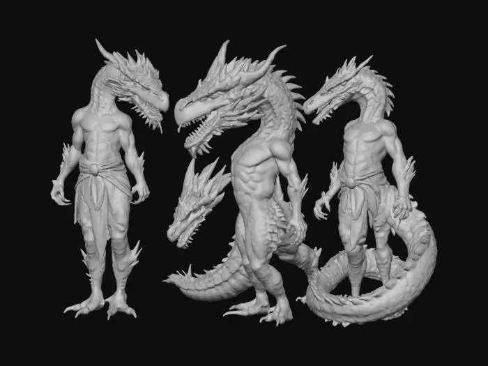 3D model for Dragon Guardians