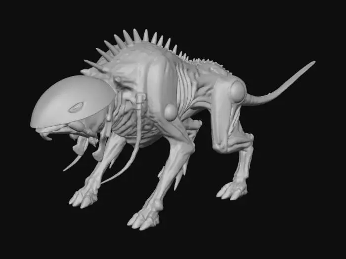 3D model for Shadow of the Beast Cover Art