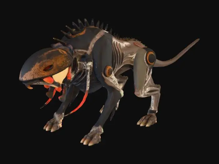 3D model for Shadow of the Beast Cover Art