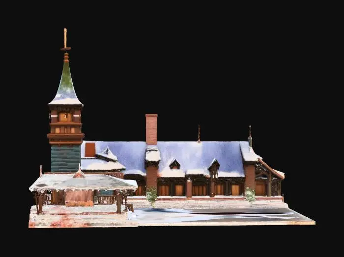 3D model for Winter Sanctuary