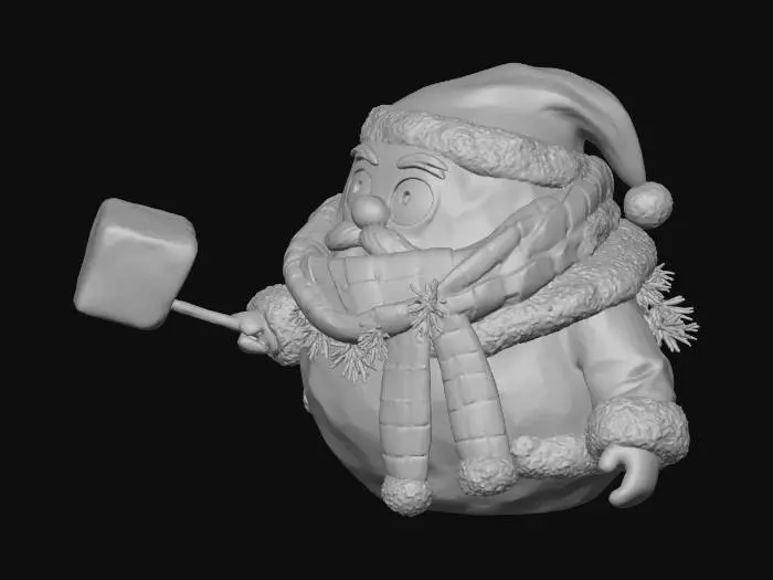 3D model for Frosty Santa Creation