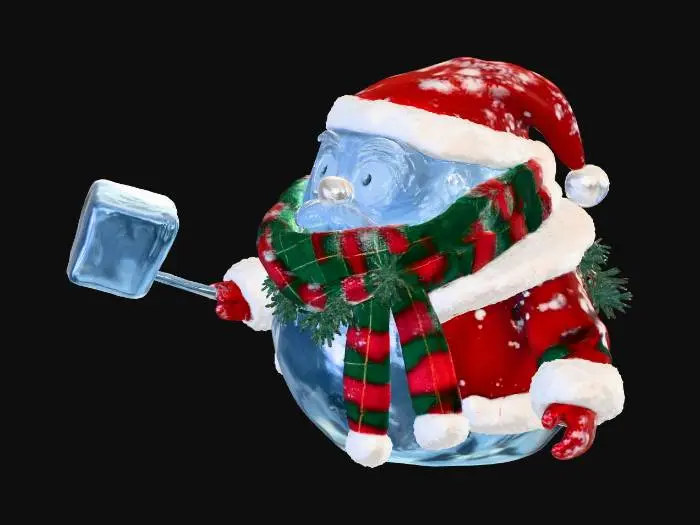 3D model for Frosty Santa Creation