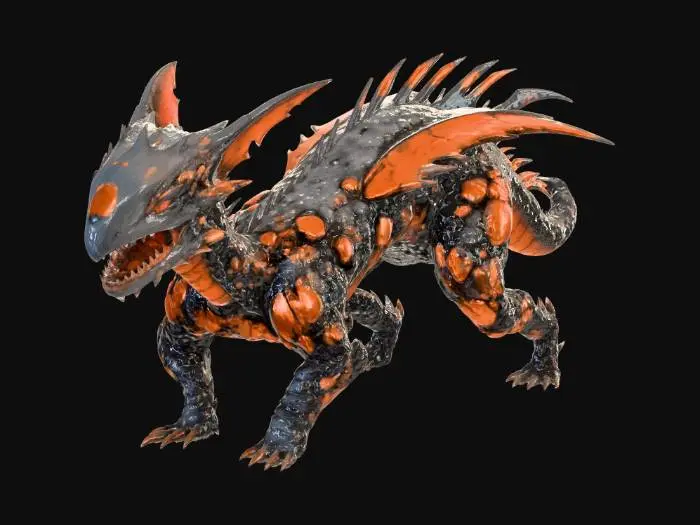 3D model for Volcanic Drake