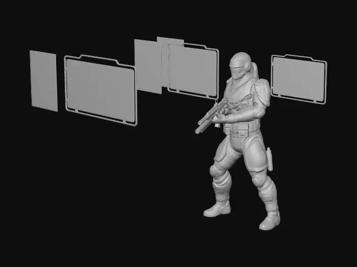 3D model for Tech Warrior Arena