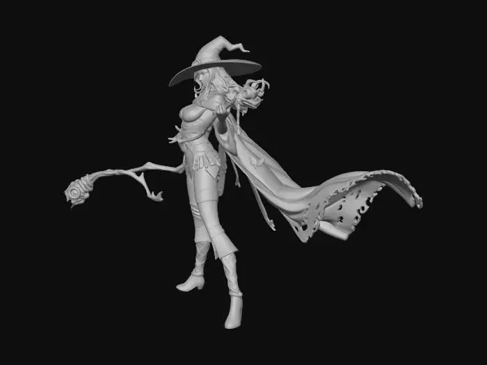 3D model for Enchanted Sorceress