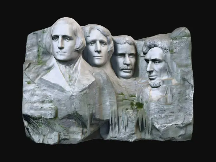 3D model for Mount Rushmore