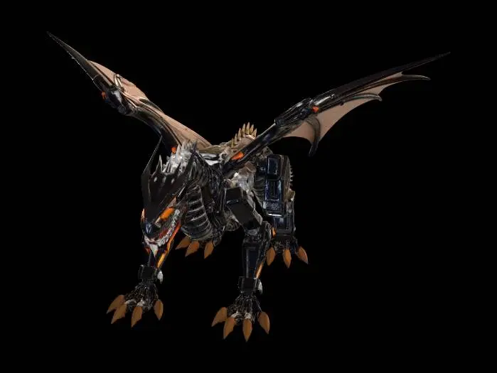 3D model for half creature half vehicle merged by production