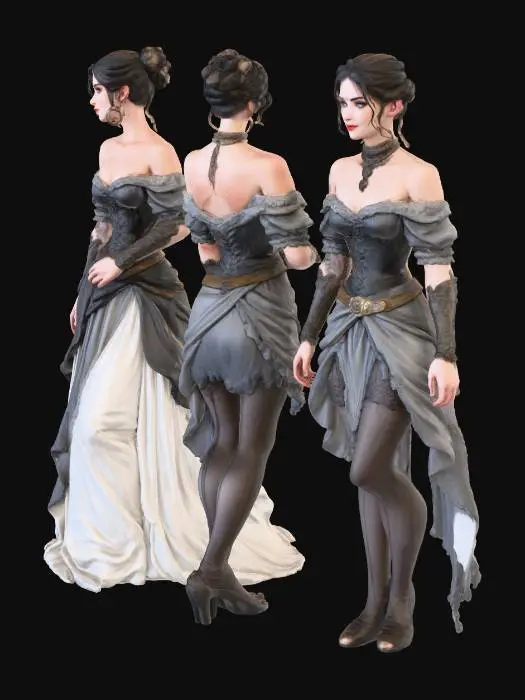 3D model for Victorian Elegance