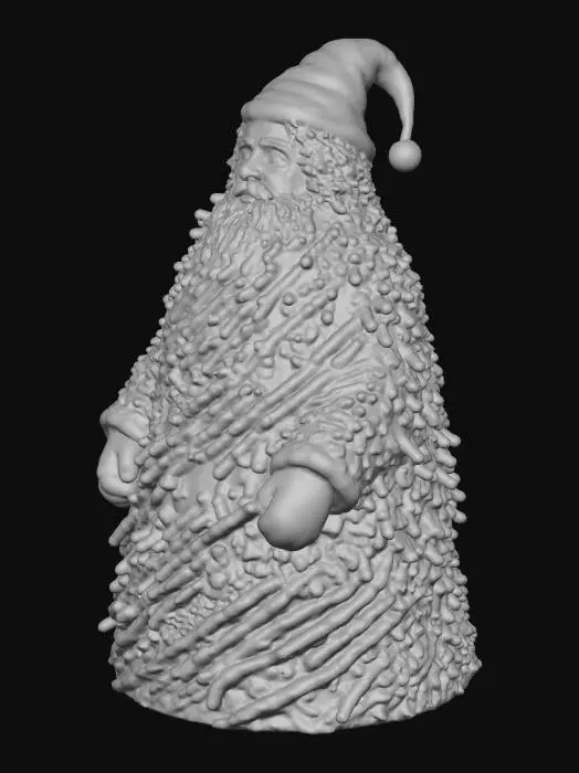 3D model for Candy Cane Claus