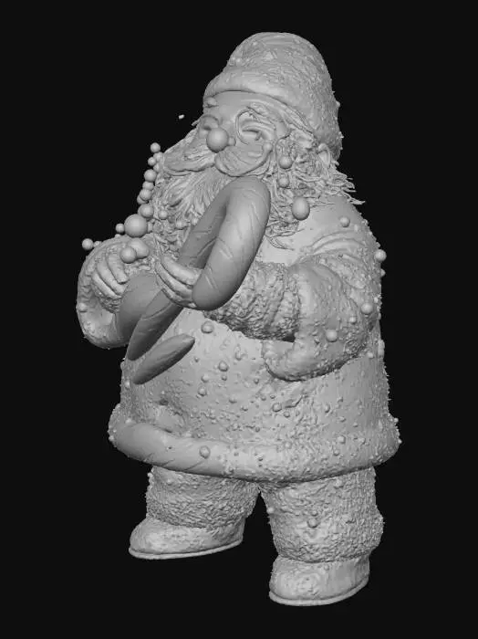 3D model for Candy Cane Santa