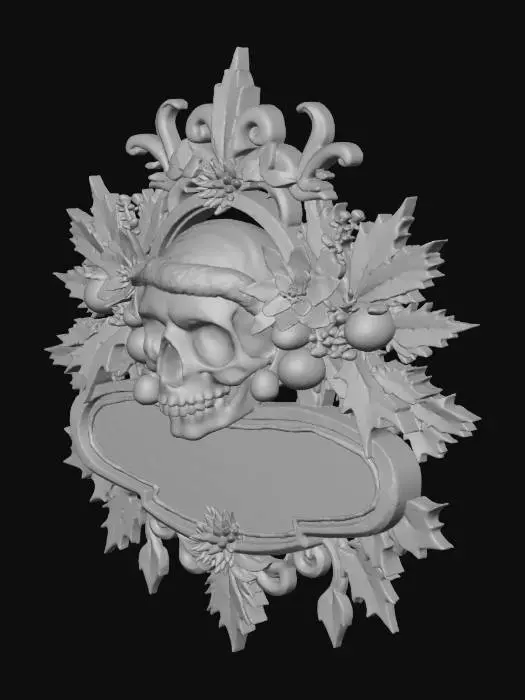 3D model for Skullmas Greetings