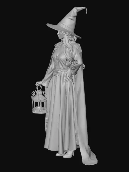 3D model for Create an ultra-realistic Christmas studio portrait with a festive candy-cane theme.
The image should look like a professional holiday photoshoot shot on a 55mm lens, shallow depth of field, crisp focus, studio lighting, 8K realism.
The woman closely resembles the reference photo and keeps the same facial structure, eye shape, nose, lips, and overall appearance. Maintain her natural likeness and proportions without exaggeration.
She is wearing a long, flowing Christmas witch dress in red or green with festive details such as subtle sparkles, embroidered winter patterns, or magical accents. She also wears a matching Christmas witch hat in the same colour and style, decorated with seasonal touches like ribbon, faux snow, or tiny ornaments.
She holds either a glowing witchy Christmas lantern