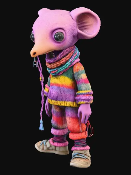 3D model for Whimsical Knit Critter