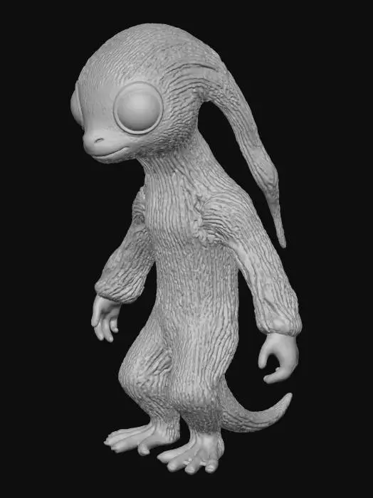3D model for Knitted Creature