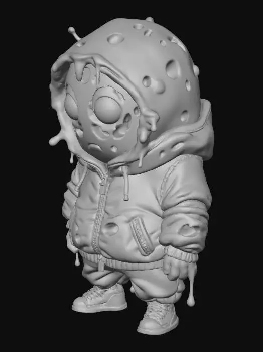 3D model for Cheesy Character Adventure