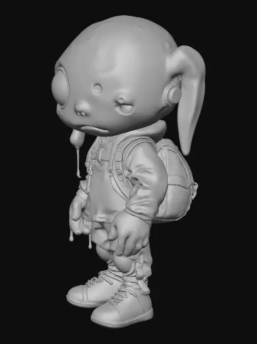3D model for Cheese Drip Bunny