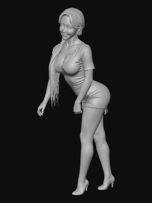 3D model for Smile in Beige