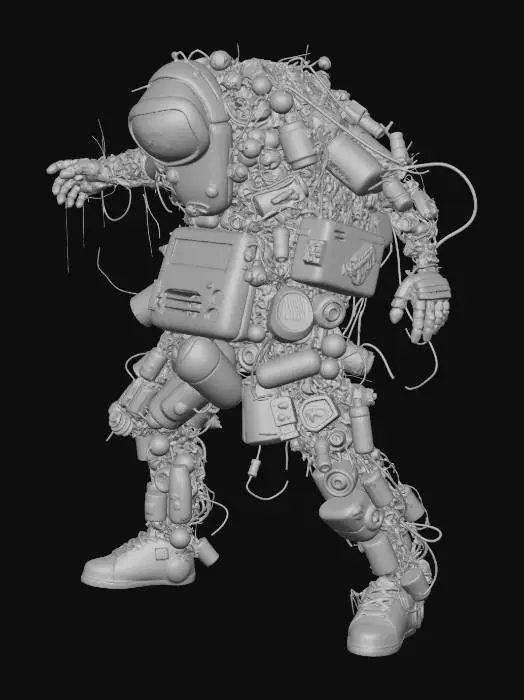 3D model for Junkbot Astronaut