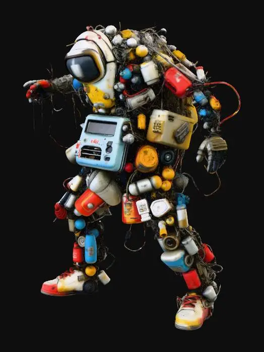 3D model for Junkbot Astronaut