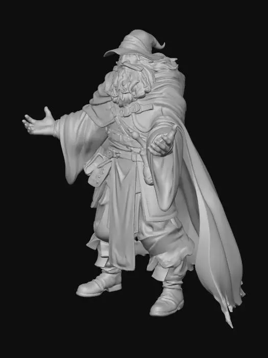 3D model for The Wandering Mage