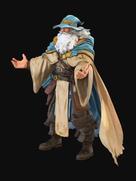 3D model for The Wandering Mage