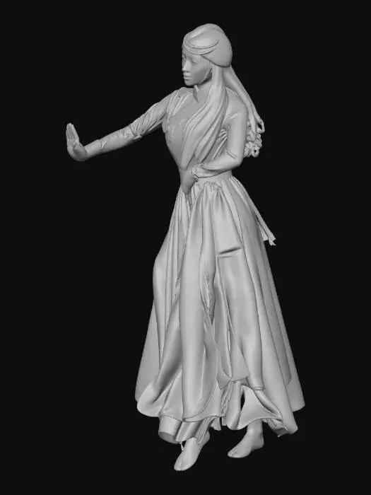 3D model for Dancer in Blue