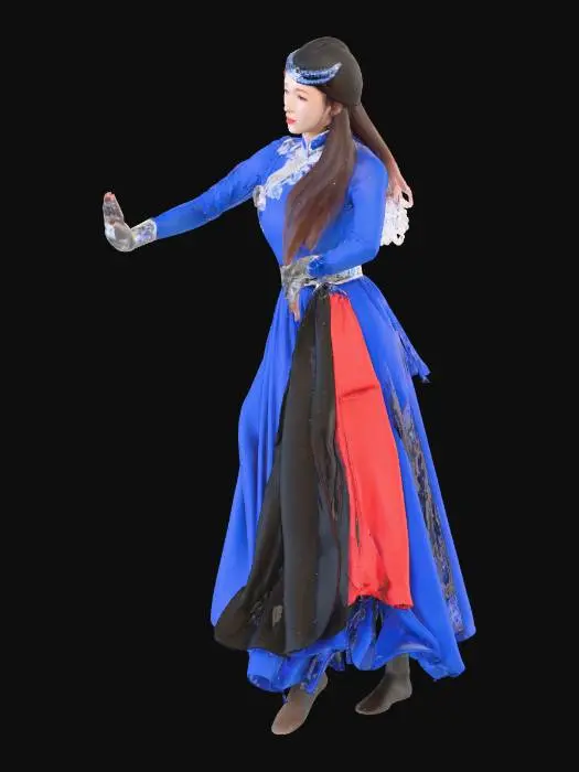 3D model for Dancer in Blue
